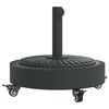 vidaXL パラソルベース ホイール付き &Oslash;38 / 48 mm ポール用 27 kg ラウンド