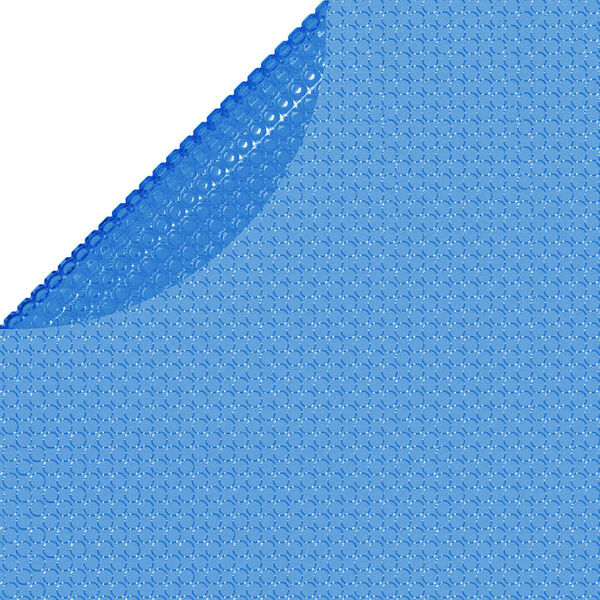 vidaXL フローティング ソーラープールフィルム 円形 PE製 300 cm ブルー