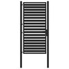 vidaXL ガーデンゲート ロック可能 ブラック 100x180cm アルミニウム製