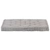 vidaXL フロアパレットソファクッション 120x80x10 cm グレー