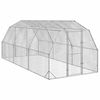 vidaXL チキンラン 2.5x6x2.25 m 亜鉛メッキ鋼