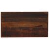 vidaXL バーテーブル 無垢の再生木材 ダークブラウン 120x60x107cm