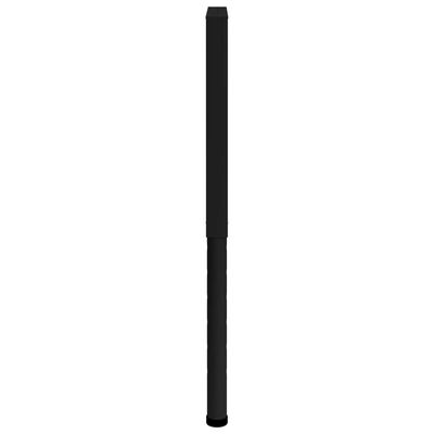 vidaXL ワークベンチ用フレーム 調整可能 2点 金属製 55x(69-95.5)cm ブラック