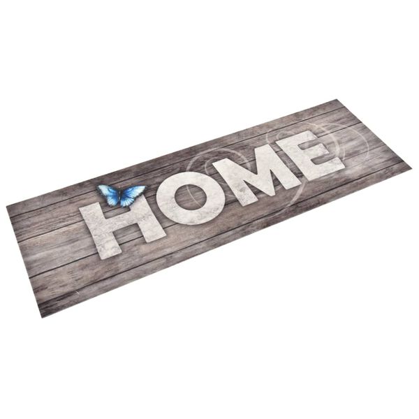 vidaXL キッチンマット 洗濯可能 HOME 45x150cm