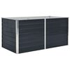 vidaXL ガーデンレイズドベッド 160x80x45 cm 亜鉛メッキ鋼製 アントラシート