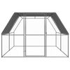 vidaXL 鶏小屋 3x4x2m 亜鉛メッキ鋼製