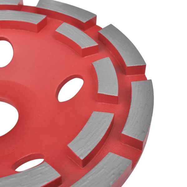 vidaXL ダイヤモンドカップ型研削ホイール 2列タイプ 125mm