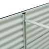 vidaXL レイズドガーデンプランター 240x80x81cm 亜鉛メッキ鋼製 グレー