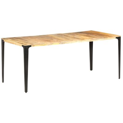 vidaXL ダイニングテーブル 180x90x76cm マンゴー無垢材