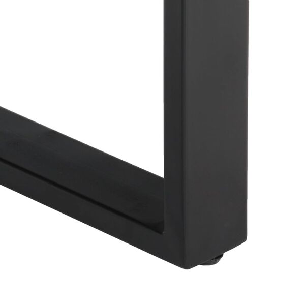 vidaXL 体操ベンチ 160cm ブラック＆ブラウン 山羊本革製