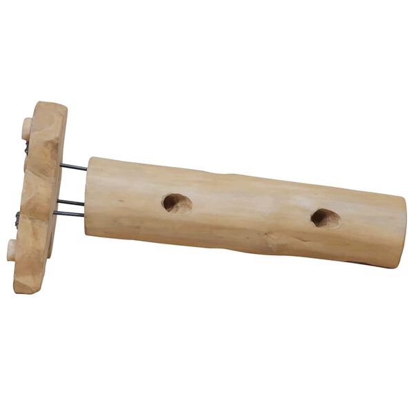 vidaXL ワインラック ボトル8本 40x30x80cm チーク無垢材