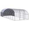 vidaXL 屋外鶏小屋 3x8x2 m 亜鉛メッキ鋼製