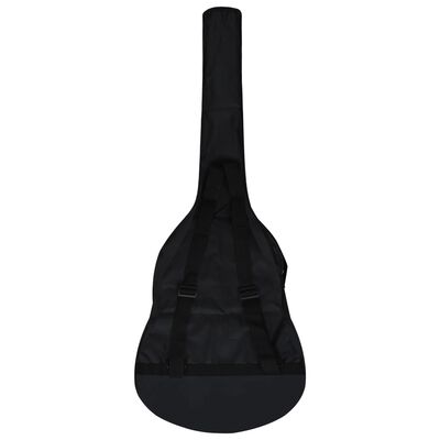 vidaXL ギターバッグ 4/4クラシックギター ブラック102x36.5 cm 布製