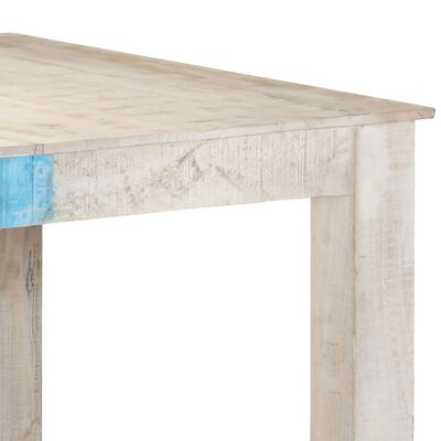 vidaXL ダイニングテーブル 180x90x76cm マンゴー無垢材 ホワイト