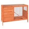 vidaXL ウサギ小屋 ブラウン 103x44x69.5cm 無垢材パイン