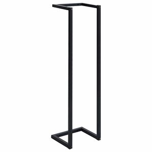 vidaXL タオルラック 25x20x95cm 鉄製 ブラック