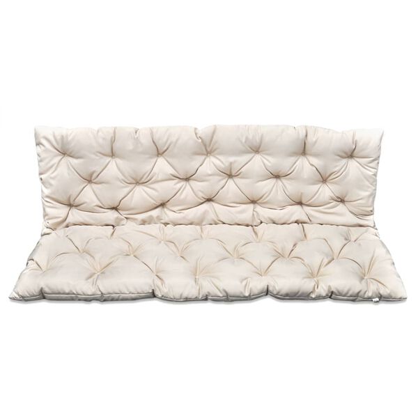 vidaXL スイングチェア用 クッションセット クリーム 150cm