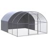 vidaXL 屋外鶏小屋 3x4x2 m 亜鉛メッキ鋼製