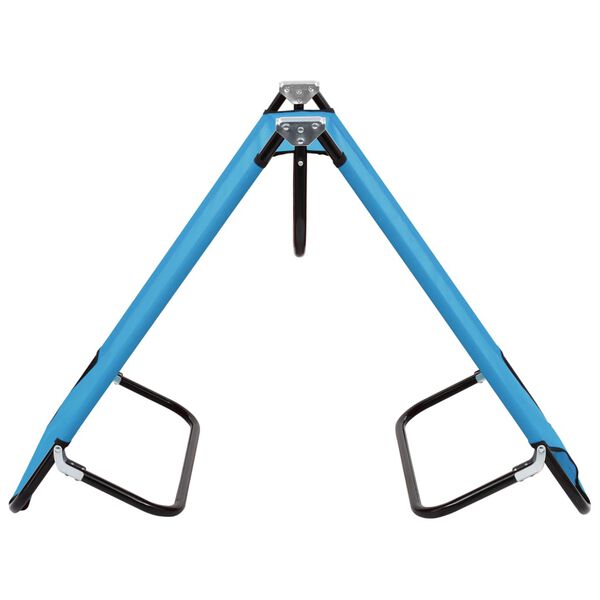 vidaXL 折りたたみサンラウンジャー スチール製 ターコイズブルー