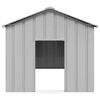 vidaXL 屋根付き犬小屋 113x153x101 cm 亜鉛メッキ鋼