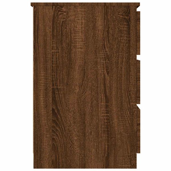 vidaXL ライティングデスク ブラウンオーク 140x50x77cm エンジニアリングウッド