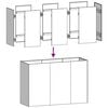 vidaXL プランター 錆びた 120x40x80cm 耐候性スチール