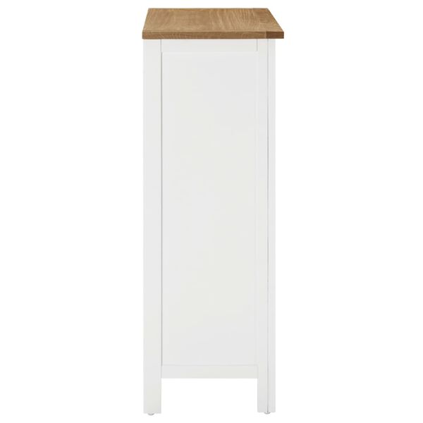 vidaXL ワインキャビネット 72x32x90cm オーク無垢材