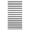 vidaXL vidaVL ゼブラ ローラーブラインド 120x230cm グレー