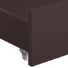 vidaXL 321988 vidaXL Bed Drawers 2 pcs Dark Brown Solid Pine Wood