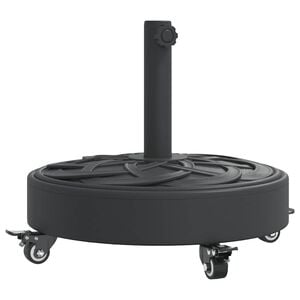 vidaXL パラソルベース ホイール付き &Oslash;38 / 48 mm ポール用 27 kg ラウンド