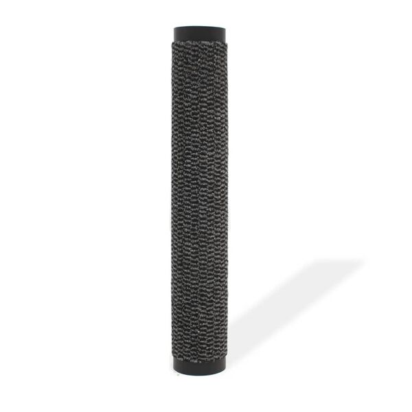 vidaXL ホコリ防止 玄関マット 長方形 房状 120x180cm アントラシート