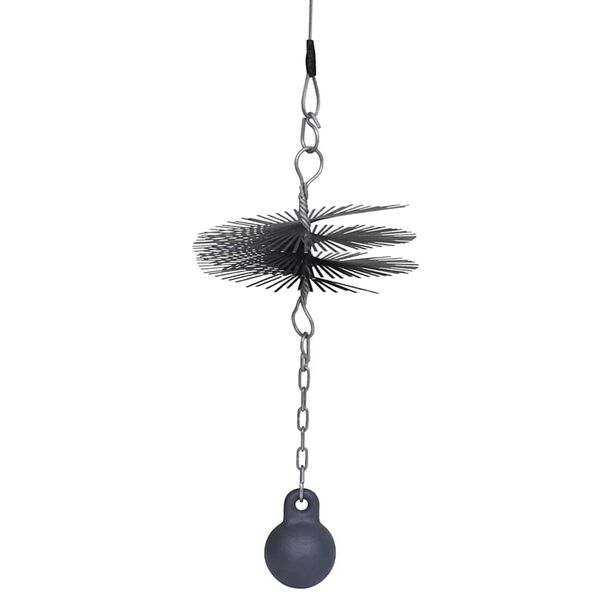 vidaXL 煙突用クリーニングブラシ 丸型 径25cm