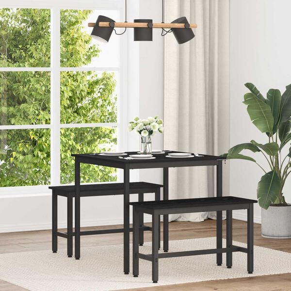 vidaXL ダイニングテーブル 80 x 80 x 75 cm 金属