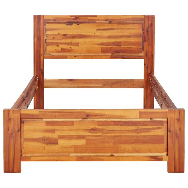 vidaXL ベッドフレーム アカシア無垢材 100x200 cm