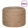 vidaXL ロープ 100％ジュート 6mm (直径) 500m (全長)