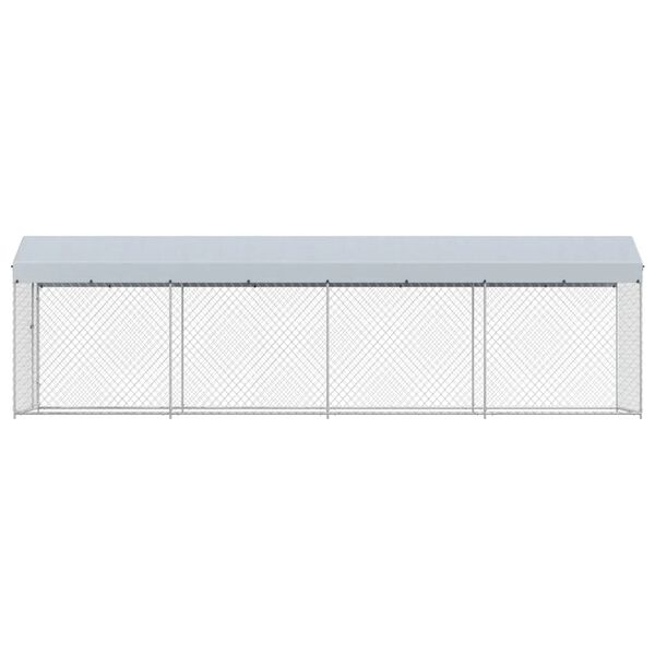 vidaXL 屋根付き 屋外用 犬小屋 760x190x225 cm