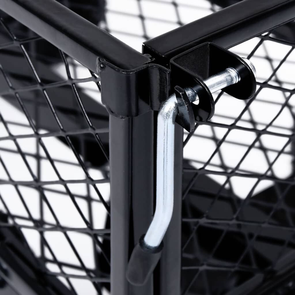 ガーデンハンドトローリー 手押し車 ブラック 350kg : vidaXL ガーデンハンドトローリー 手押し車 ブラック