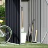 vidaXL ガーデン薪小屋 アントラシート 245x98x159cm 亜鉛メッキ鋼製