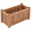 vidaXL レイズドベッド 50x25x25cm チーク無垢材