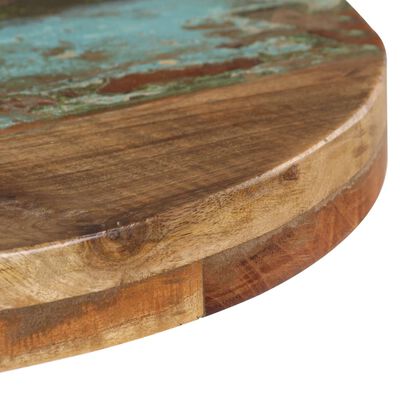 vidaXL ビストロテーブル 丸型 直径50x75cm 無垢の再生木材