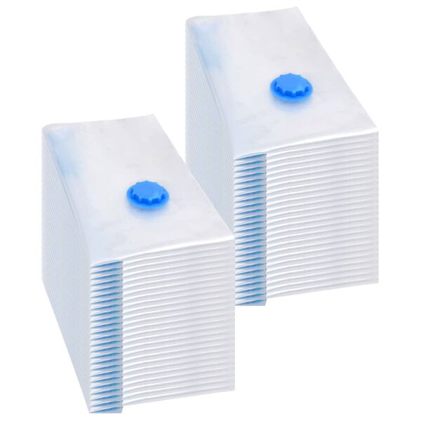 vidaXL 真空トラベル収納バッグ 衣装バッグ 60x40 cm 50点