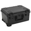 vidaXL ポータブルフライトケース ブラック 54x41.5x29 cm PP