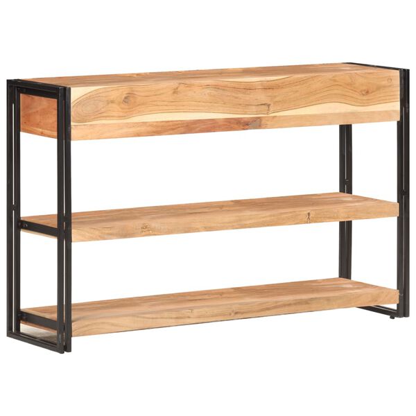 vidaXL サイドボード 120x30x75cm アカシア無垢材