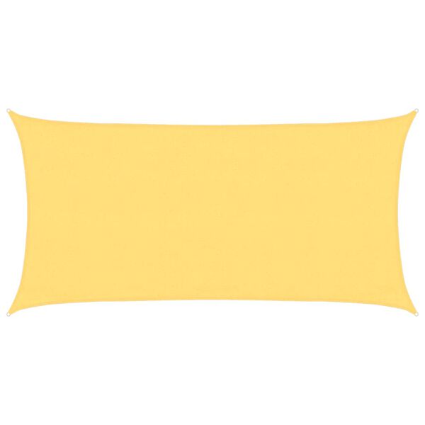 vidaXL サンシェードセイル 160g/m² ベージュ 3x6m 高密度ポリエチレン