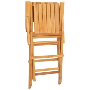 vidaXL 折りたたみ椅子 6脚セット 55x62x90cm 無垢材チーク材