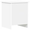 vidaXL ストレージチェスト ストレージ付き ホワイト 40 x 40 x 50 cm エンジニアードウッド