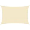 vidaXL サンシェード 4x6m 高密度ポリエチレン製 長方形 クリーム