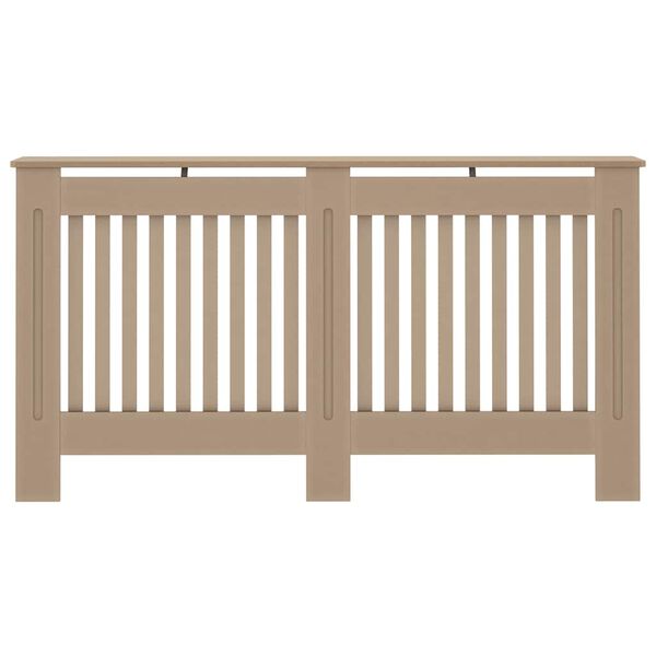 vidaXL ラジエーターカバー 152x19x81cm MDF製