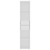 vidaXL ブックキャビネット ホワイト 36x30x171cm エンジニアリングウッド