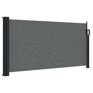 vidaXL 伸縮式サイドオーニング アンスラサイト 100x300 cm